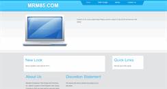 Desktop Screenshot of mrm85.com
